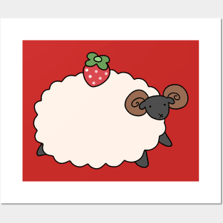 Strawberry Ram Posters and Art